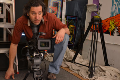 Charlie Kuttner at the Pacific Pinball Museum