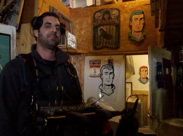 Sound Recordist Zack Allen (photo by Paul Breski)