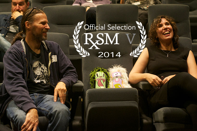 Wade and Director Anna Newman at a screening